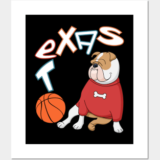 Texas So Chill Bulldogs Basketball Squad Warmup Jersey Posters and Art